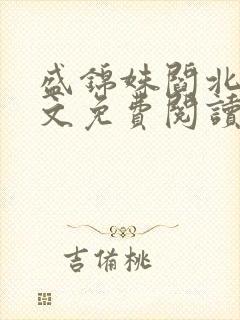 盛锦姝阎北铮全文免费阅读大结局