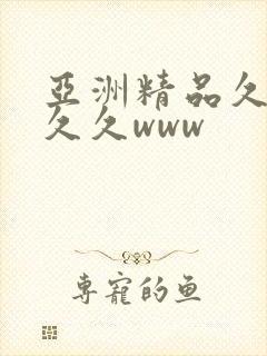 亚洲精品久久久久久www