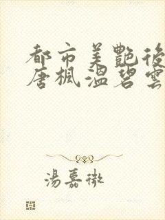 都市美艳后宫(唐枫温碧云)