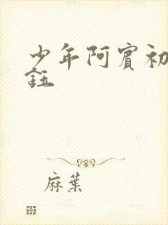 少年阿宾初识慧钰