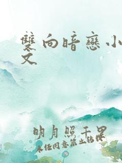 双向暗恋小说推文