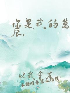 你是我的万千星辰,