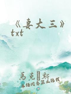 《妻大三》小说txt