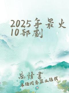 2025年最火10部剧