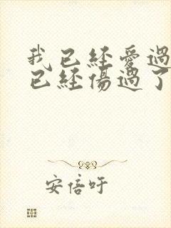 我已经爱过了我已经伤过了什么歌