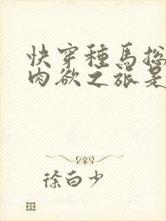 快穿种马总攻的肉欲之旅是什么