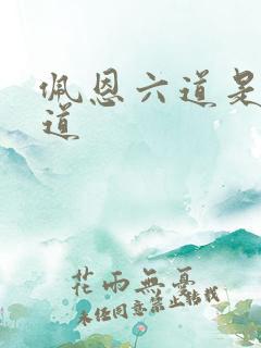 佩恩六道是哪六道