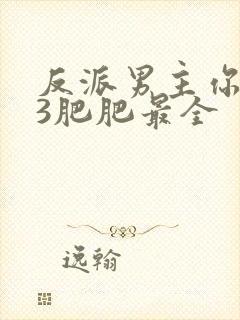 反派男主你好坏3肥肥最全