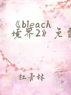 《bleach境界2》免费观看在线