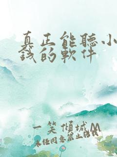 真正能听小说赚钱的软件