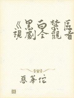 《黑白禁区》电视剧全观看免费播放