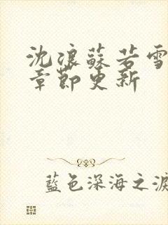 沈浪苏若雪最新章节更新