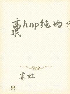 高hnp纯肉催眠