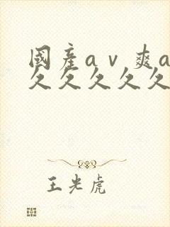 国产aⅴ爽av久久久久久