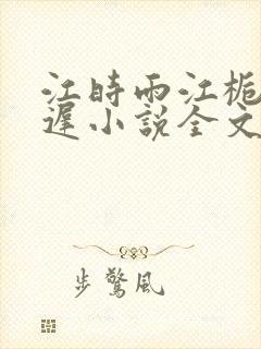 江时雨江栀月陆迟小说全文免费阅读