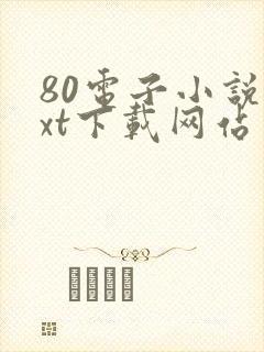 80电子小说txt下载网站
