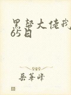 黑帮大佬我的365日