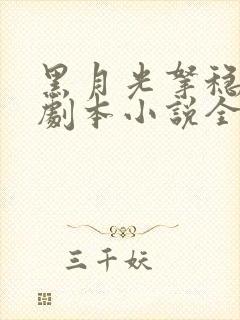 黑月光拿稳be剧本小说全集