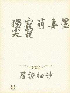 独宠萌妻墨少心尖宠