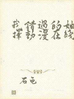 我错过的她的选择动漫在线观看