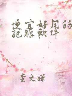 便宜好用的财务记账软件