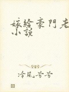 嫁给豪门老男人小说