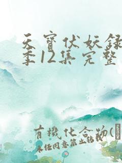 天宝伏妖录第三季12集完整版