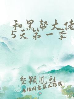 和黑帮大佬365天第一季