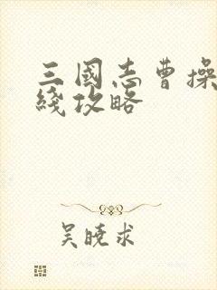 三国志曹操传蓝线攻略