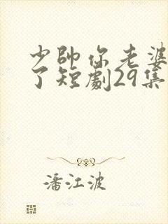 少帅你老婆又跑了短剧29集