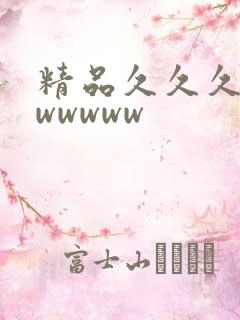 精品久久久久久wwwww