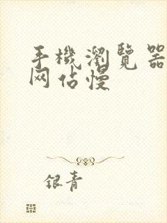 手机浏览器打开网站慢