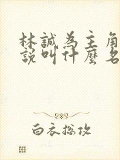 林诚为主角的小说叫什么名字