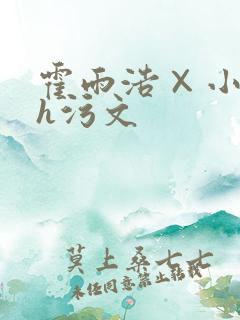霍雨浩×小舞肉h污文
