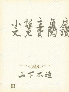 小说主角庞北全文免费阅读