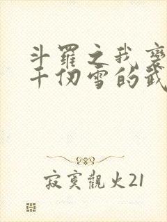 斗罗之我变成了千仞雪的武魂