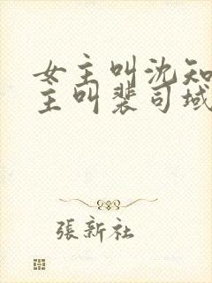 女主叫沈知意男主叫裴司域的小说