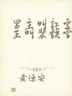 男主叫许云琛女主叫裴馥雪的小说