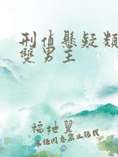 刑侦悬疑类小说双男主