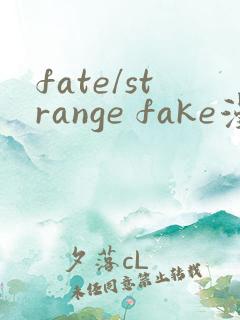 fate/strange fake漫画免费版