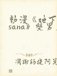 动漫《地下偶像sana》双男主