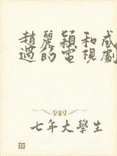 赵丽颖和成毅演过的电视剧