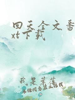 回天全文番外txt下载