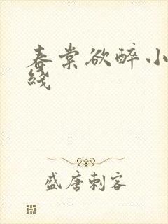 春棠欲醉小说在线