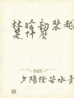 林晗韵裴越结局是什么