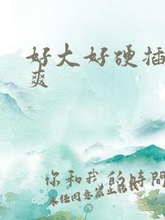 好大好硬插得好爽