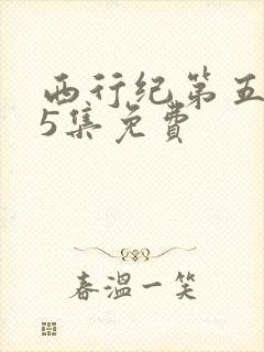 西行纪第五季第5集免费