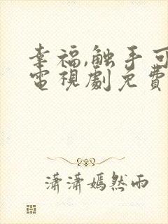 幸福,触手可及电视剧免费看