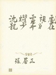 沈耀电视剧《鸣龙少年》在线观看