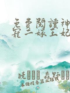 免费阅读神王毒宠二嫁王妃